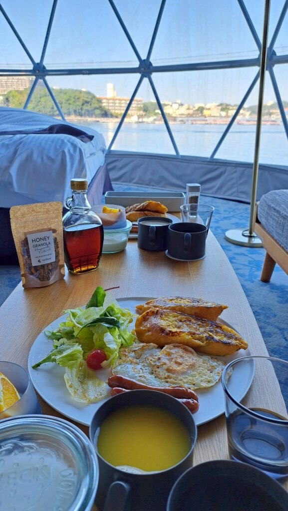 An Elandで提供された朝食